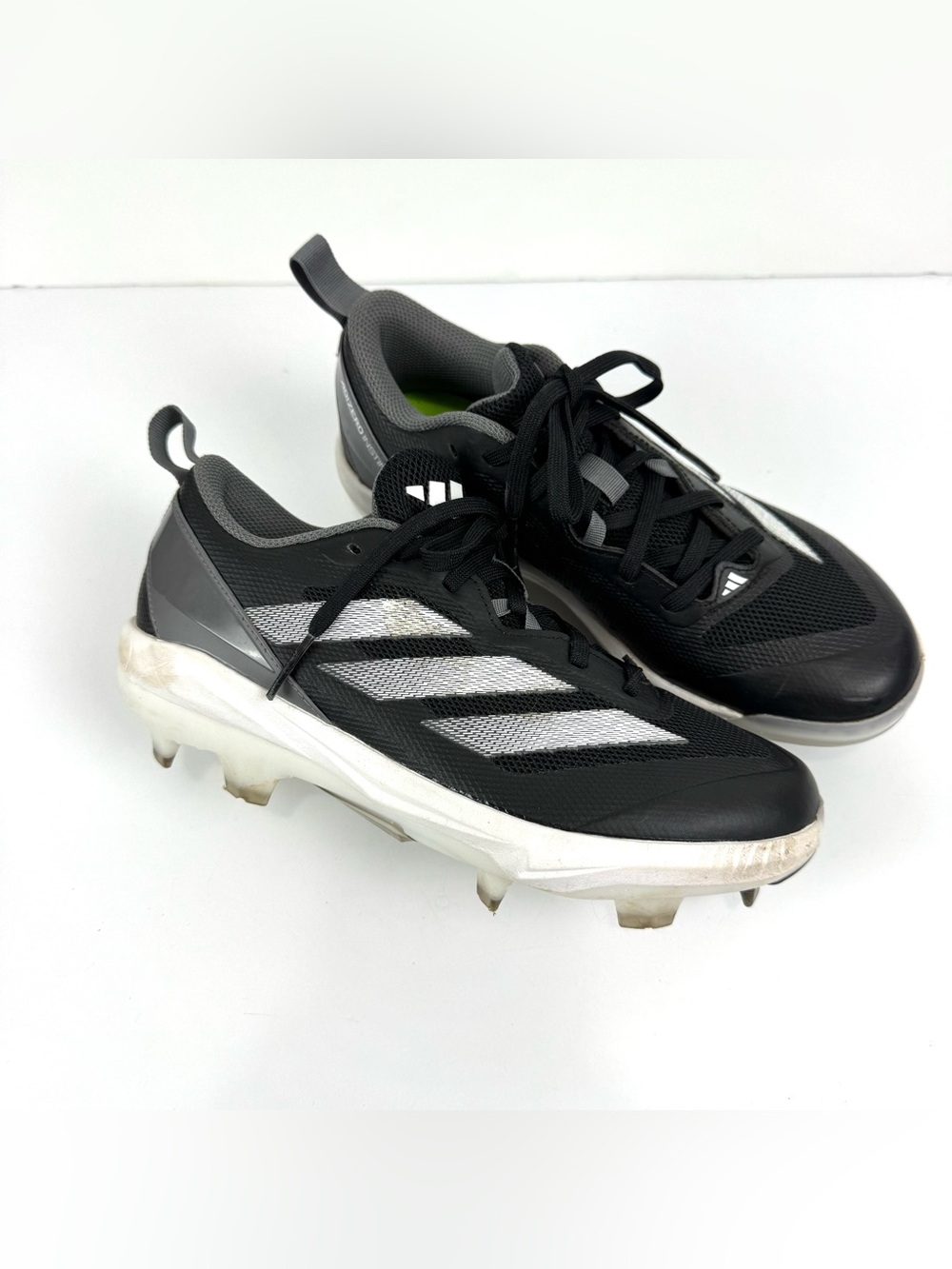 Adidas Adizero Instinct Softball Cleats Women's Sz 6.5 Black White Athletic
